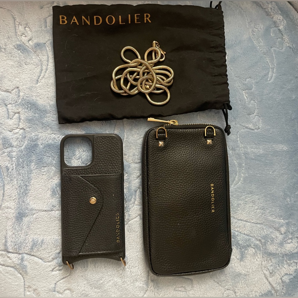 COPY - Black Bandolier Phone Case and Wallet Set